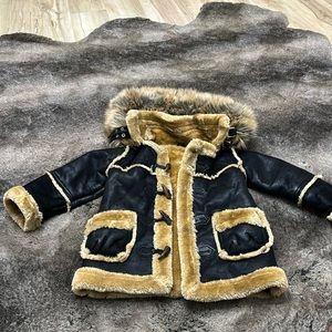 Jordan Craig Kids Denali Sherling Jacket ( Black Coffee) Size 3T